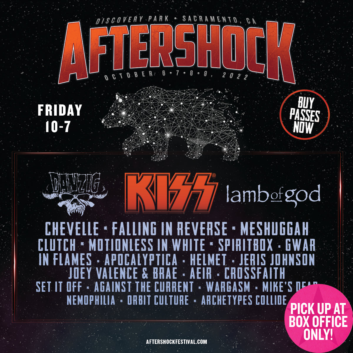 Aftershock Friday Pass