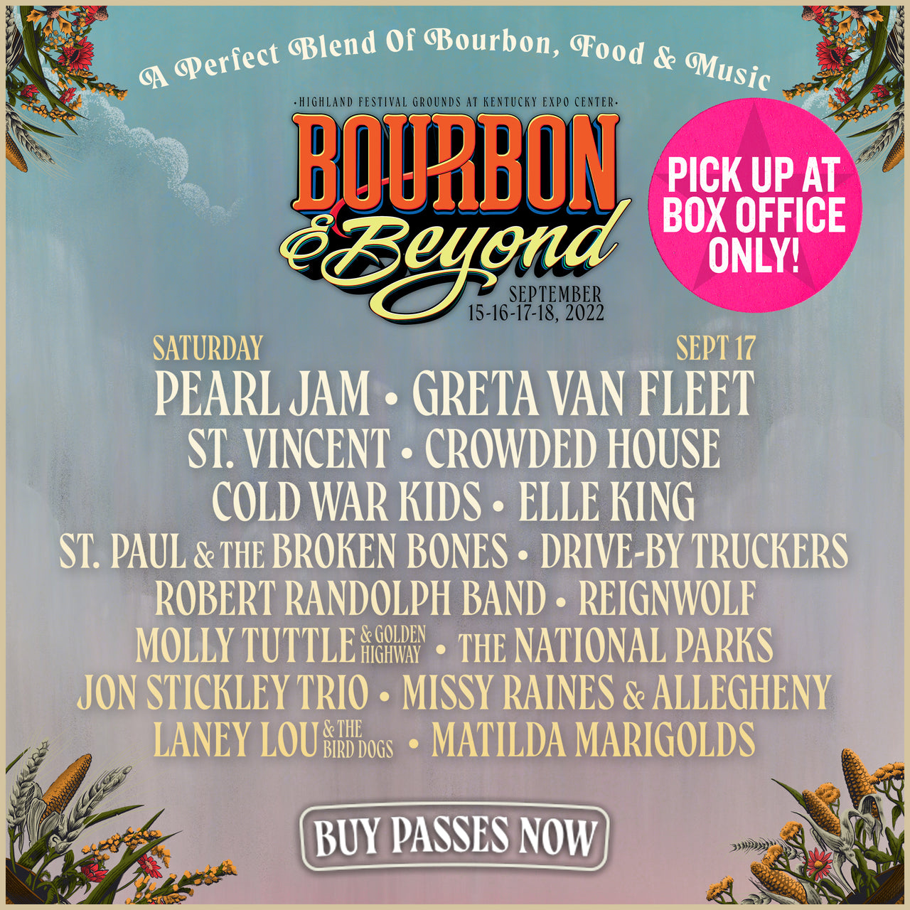 Bourbon & Beyond Saturday Pass